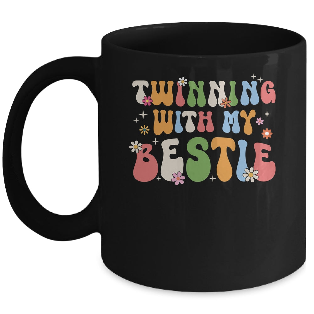 Friends Twinning With My Bestie Spirit Week Girls Groovy Mug | teecentury