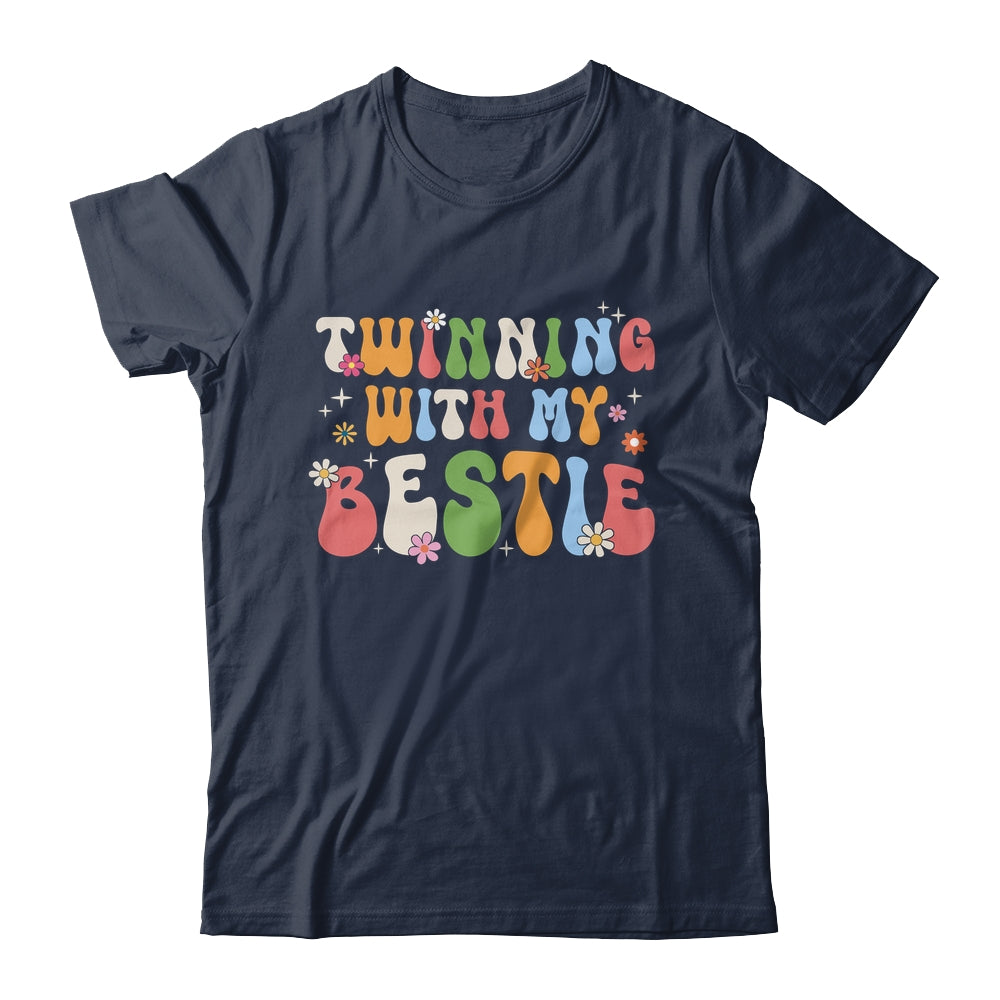Friends Twinning With My Bestie Spirit Week Girls Groovy Shirt & Tank Top | teecentury