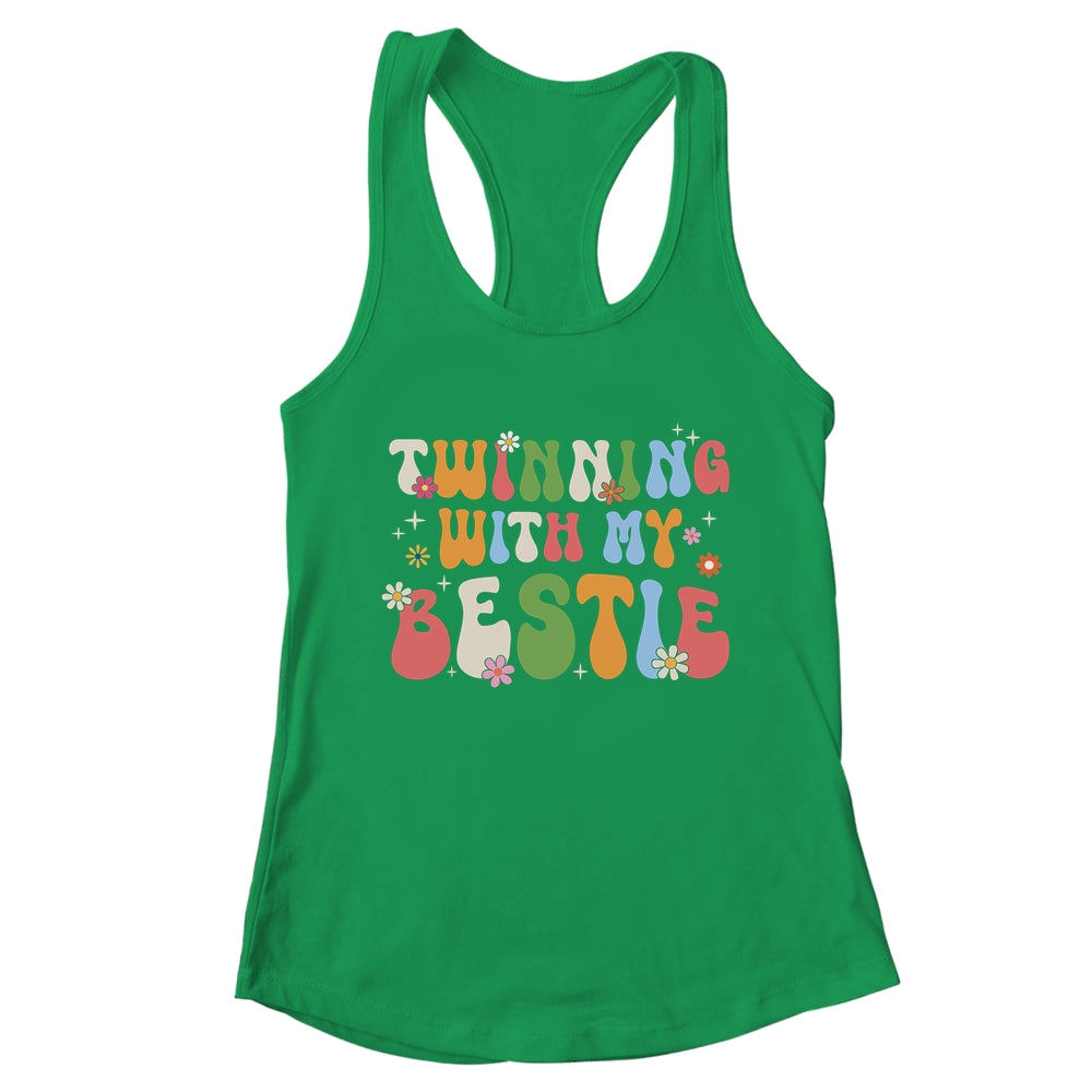 Friends Twinning With My Bestie Spirit Week Girls Groovy Shirt & Tank Top | teecentury