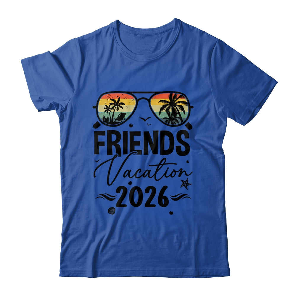 Friends Vacation 2026 Matching Memories Together Girls Trip Shirt & Tank Top | teecentury