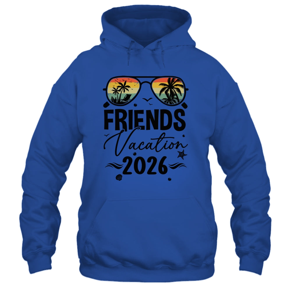 Friends Vacation 2026 Matching Memories Together Girls Trip Shirt & Tank Top | teecentury