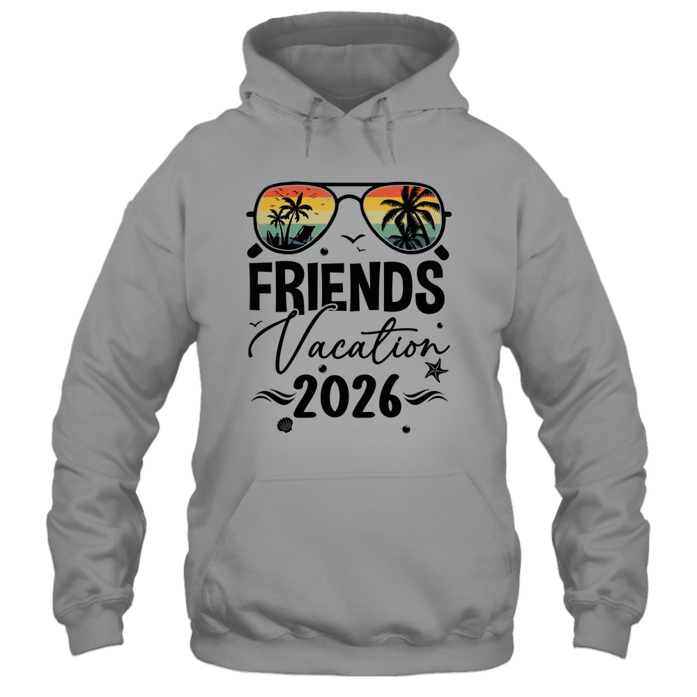 Friends Vacation 2026 Matching Memories Together Girls Trip Shirt & Tank Top | teecentury