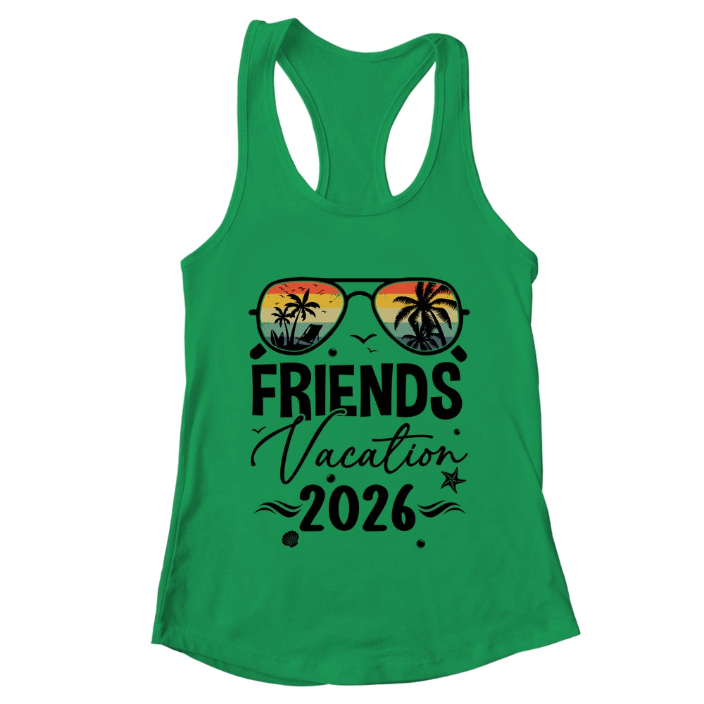 Friends Vacation 2026 Matching Memories Together Girls Trip Shirt & Tank Top | teecentury