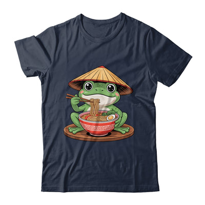 Frog Eating Ramen Kawaii Retro Japanese Noodles Anime Lovers Shirt & Hoodie | teecentury