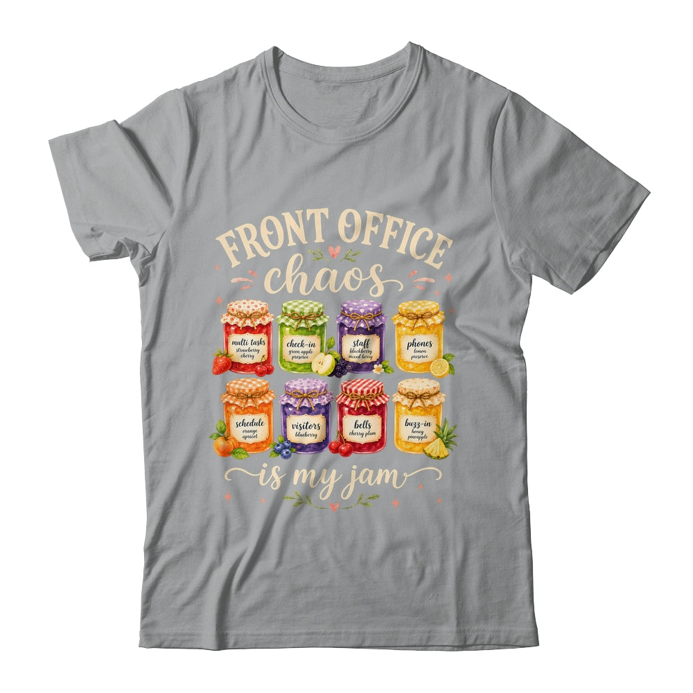 Front Office Chaos Is My Jam Funny School Secretary Admin Shirt & Hoodie | teecentury