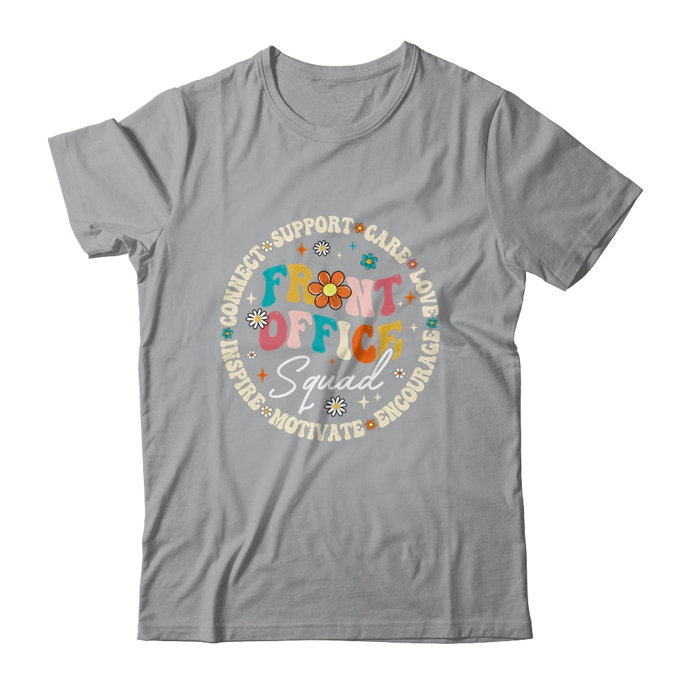 Front Office Squad School Secretary Front Office Crew Groovy Shirt & Tank Top | teecentury