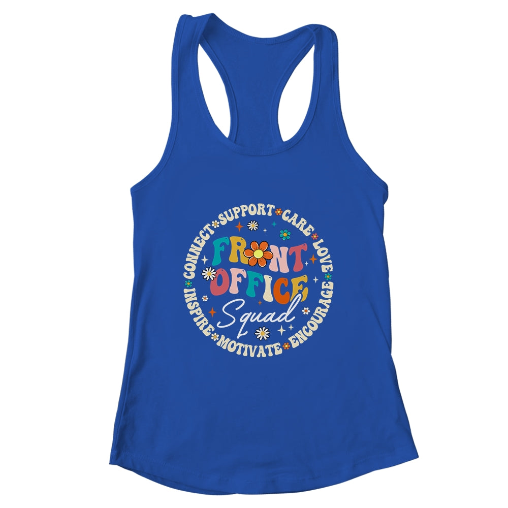 Front Office Squad School Secretary Front Office Crew Groovy Shirt & Tank Top | teecentury