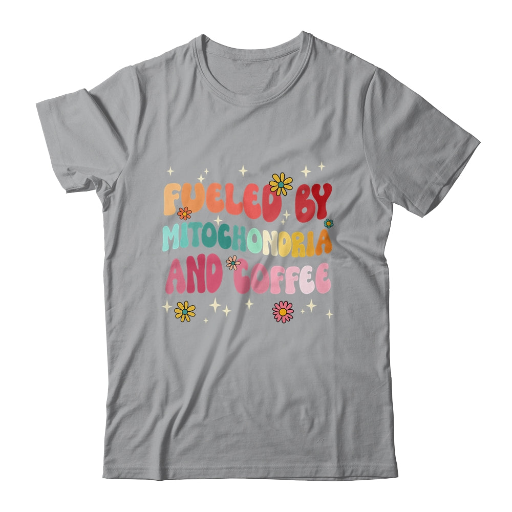 Fueled By Mitochondria And Coffee Funny Biology Humor Shirt & Hoodie | teecentury