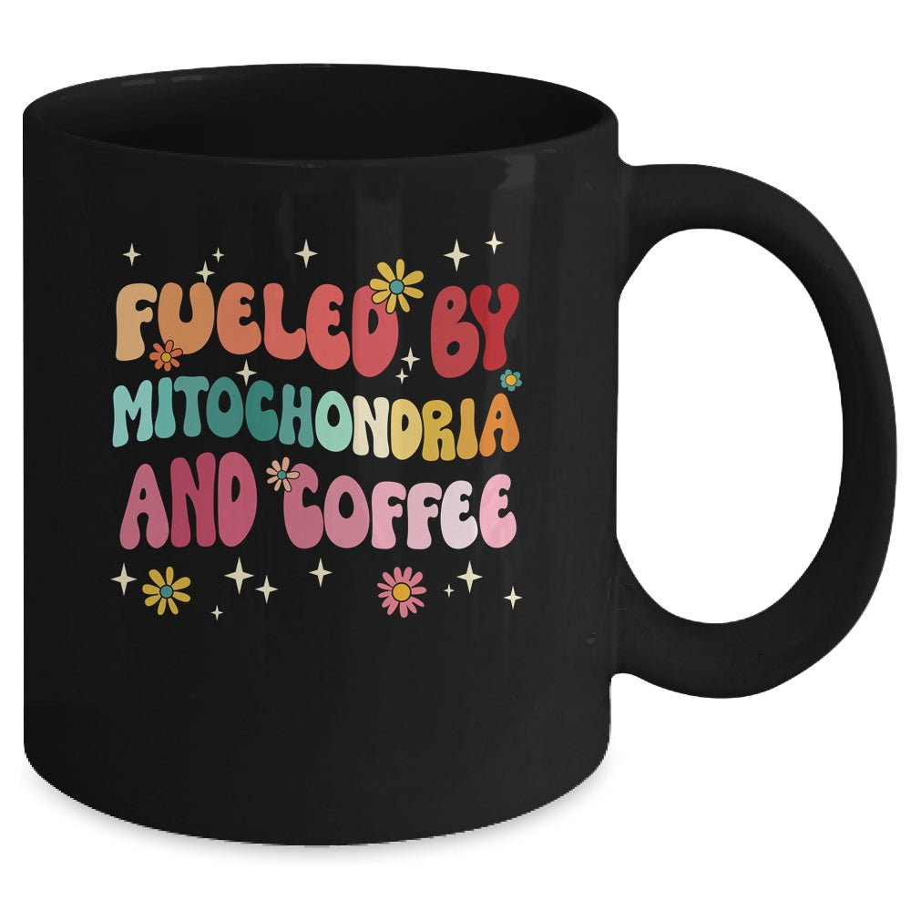 Fueled By Mitochondria And Coffee Funny Biology Humor Mug | teecentury