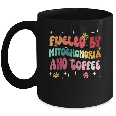 Fueled By Mitochondria And Coffee Funny Biology Humor Mug | teecentury