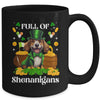 Full Of Shenanigans Beagle St Patrick's Day Dog Mug | teecentury