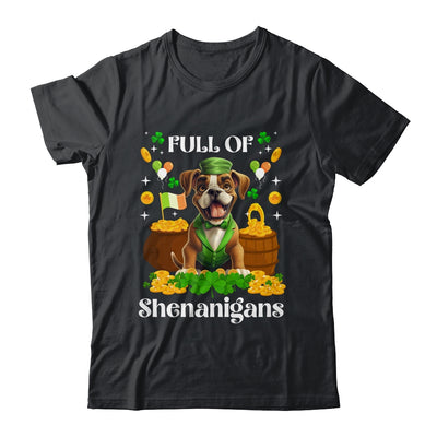 Full Of Shenanigans Boxer St Patrick's Day Dog Shirt & Tank Top | teecentury