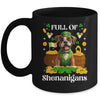 Full Of Shenanigans Boxer St Patrick's Day Dog Mug | teecentury