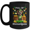 Full Of Shenanigans Boxer St Patrick's Day Dog Mug | teecentury
