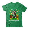 Full Of Shenanigans Bulldog St Patrick's Day Dog Shirt & Tank Top | teecentury
