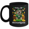Full Of Shenanigans Bulldog St Patrick's Day Dog Mug | teecentury