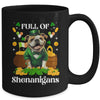 Full Of Shenanigans Bulldog St Patrick's Day Dog Mug | teecentury