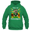 Full Of Shenanigans Bulldog St Patrick's Day Dog Shirt & Tank Top | teecentury