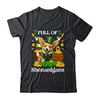 Full Of Shenanigans Corgi St Patrick's Day Dog Shirt & Tank Top | teecentury