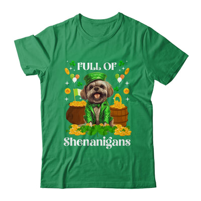 Full Of Shenanigans Shih Tzu St Patrick's Day Dog Shirt & Tank Top | teecentury