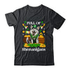 Full Of Shenanigans Siberian Husky St Patrick's Day Dog Shirt & Tank Top | teecentury