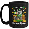 Full Of Shenanigans Siberian Husky St Patrick's Day Dog Mug | teecentury