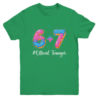 Funny 13th Birthday Official Teenager 6+7 Year Old Boys Kids Youth Shirt | teecentury