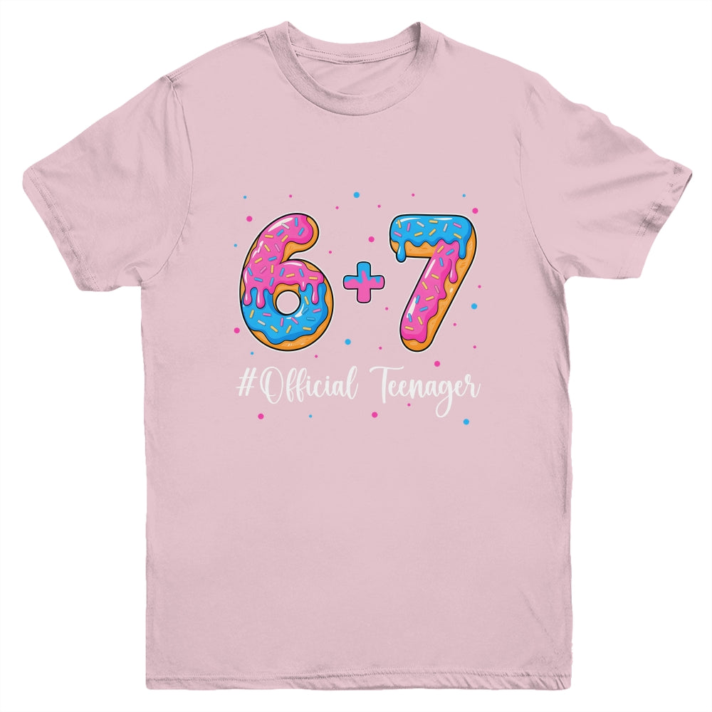 Funny 13th Birthday Official Teenager 6+7 Year Old Boys Kids Youth Shirt | teecentury