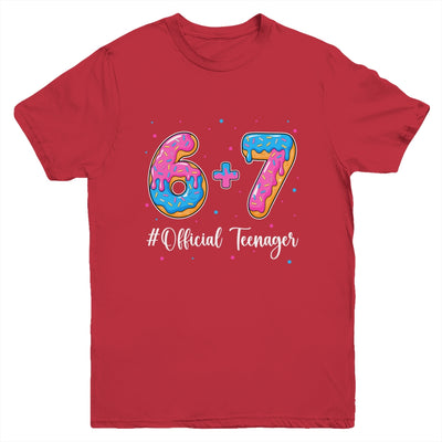 Funny 13th Birthday Official Teenager 6+7 Year Old Boys Kids Youth Shirt | teecentury