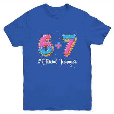 Funny 13th Birthday Official Teenager 6+7 Year Old Boys Kids Youth Shirt | teecentury
