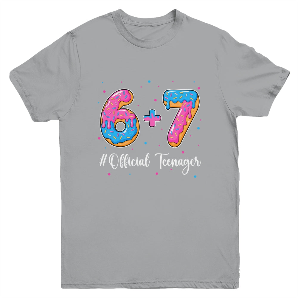 Funny 13th Birthday Official Teenager 6+7 Year Old Boys Kids Youth Shirt | teecentury