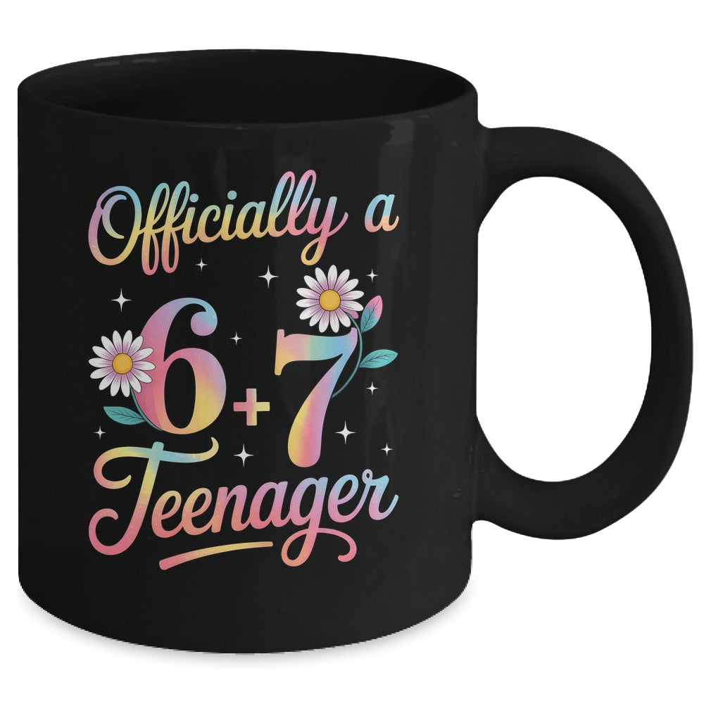 Funny 13th Birthday Official Teenager 6+7 Year Old Girls Kids Mug | teecentury