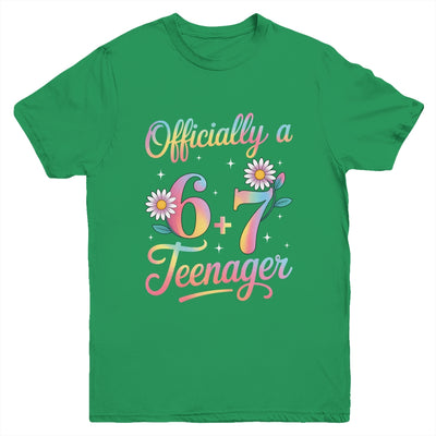 Funny 13th Birthday Official Teenager 6+7 Year Old Girls Kids Youth Shirt | teecentury