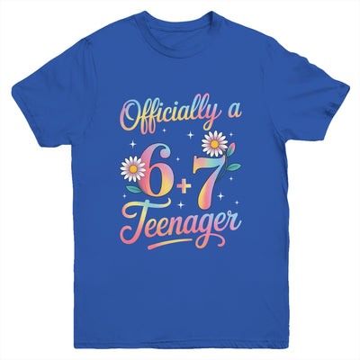 Funny 13th Birthday Official Teenager 6+7 Year Old Girls Kids Youth Shirt | teecentury