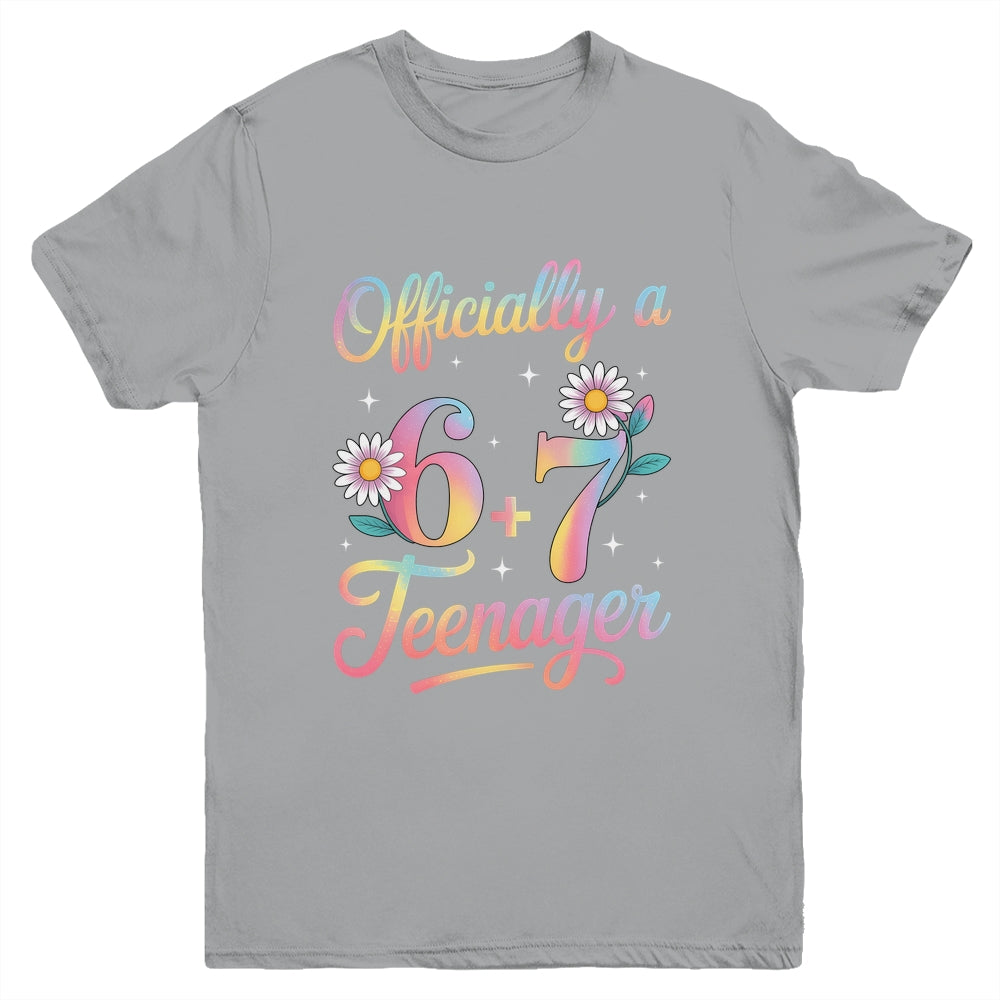 Funny 13th Birthday Official Teenager 6+7 Year Old Girls Kids Youth Shirt | teecentury