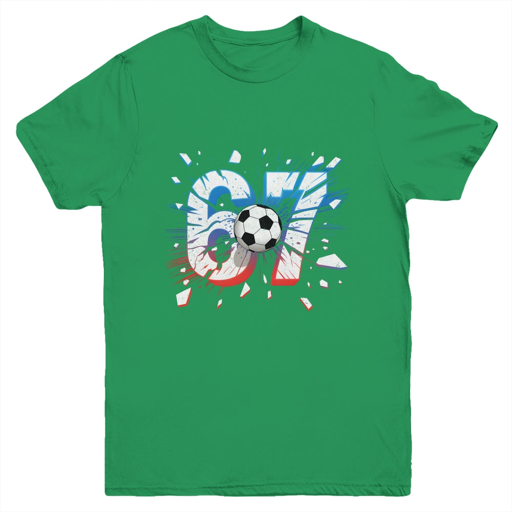 Funny 67 Soccer Six Seven 6 7 Meme Soccer Boys Youth Shirt | teecentury