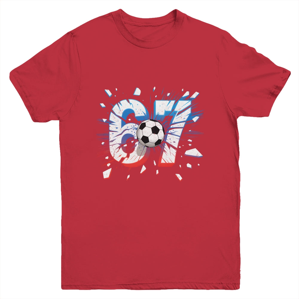 Funny 67 Soccer Six Seven 6 7 Meme Soccer Boys Youth Shirt | teecentury