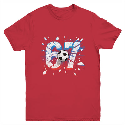 Funny 67 Soccer Six Seven 6 7 Meme Soccer Boys Youth Shirt | teecentury