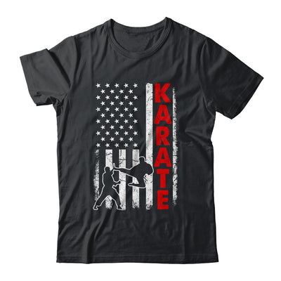 Funny American Flag Karate Art For Men Women Karate Lover Shirt & Hoodie | teecentury
