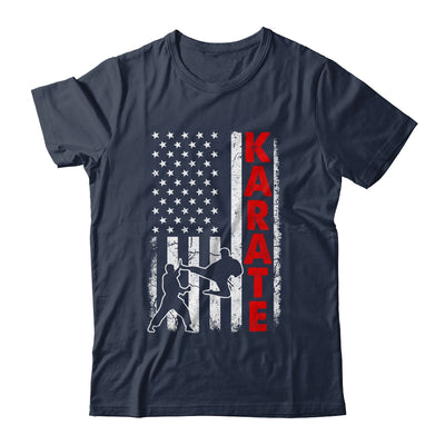 Funny American Flag Karate Art For Men Women Karate Lover Shirt & Hoodie | teecentury