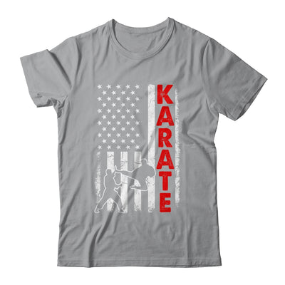 Funny American Flag Karate Art For Men Women Karate Lover Shirt & Hoodie | teecentury