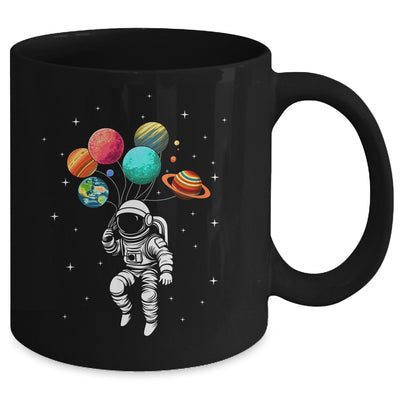Funny Astronaut With Planets In Hand For Men Women Spaceman Mug | teecentury