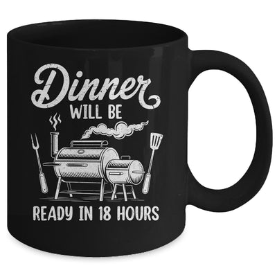 Funny BBQ Men Smoking Meat Smoker Grilling Barbecue Dad Mug | teecentury