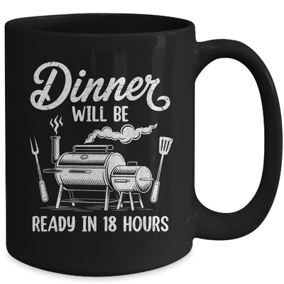 Funny BBQ Men Smoking Meat Smoker Grilling Barbecue Dad Mug | teecentury