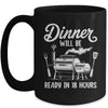 Funny BBQ Men Smoking Meat Smoker Grilling Barbecue Dad Mug | teecentury