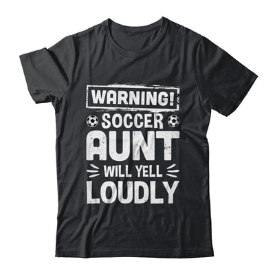 Funny Baseball Aunt Warning Baseball Aunt Will Yell Loudly Shirt & Tank Top | teecentury