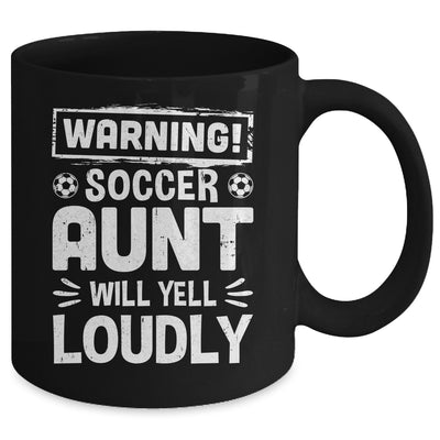 Funny Baseball Aunt Warning Baseball Aunt Will Yell Loudly Mug | teecentury