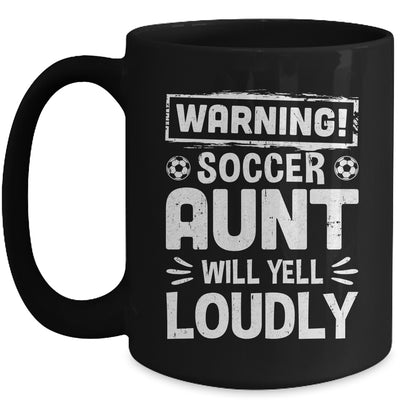 Funny Baseball Aunt Warning Baseball Aunt Will Yell Loudly Mug | teecentury