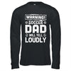 Funny Baseball Dad Warning Baseball Dad Will Yell Loudly Shirt & Hoodie | teecentury