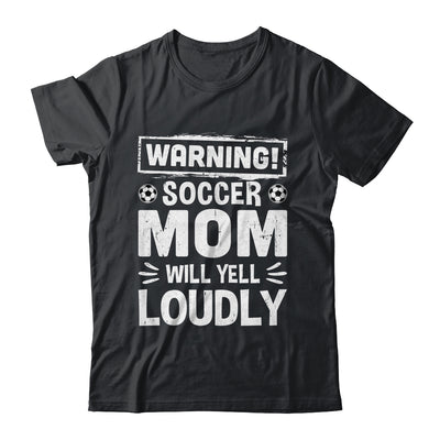 Funny Baseball Mom Warning Baseball Mom Will Yell Loudly Shirt & Tank Top | teecentury